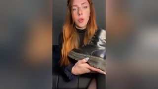 Huge Boobs Naughty Ginger Exposing Her Feet And Toes In Her Hot Pantyhose Hot Whores - 1