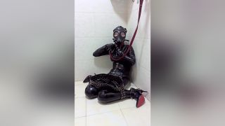 Amateur Rubber Shower Bondage 1 Pussy Sex - 1