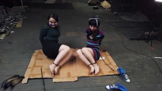 Madura Zip-tied Barefoot In The Attic Insane Porn - 1