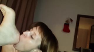 Solo Female Ukranian Woman Licking His Bfs Feet European - 1