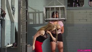 Piercing Captive In The Dungeon (part 1 Of 2) - Aiden Starr And Dixie Comet Woman - 1