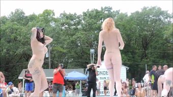 Caught Nudes a Poppin 2016 outdoor dancers part 2 Wives - 2