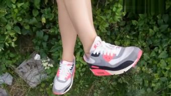 Kendra Lust Cutting up her brand new air max Eva Angelina - 1