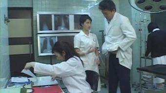 IndianSexHD Cosplay Porn: Asians Nurses Cosplay Japanese MILF Nurse Fucked Doctors Office part 1 Cavalgando - 1
