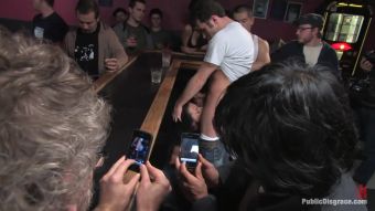 IndianXtube Cecilia Vega is bound fucked and used by a bar full of strangers Ecuador - 2