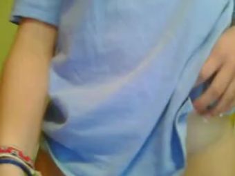 Sucking Blonde teen shows her big natural tit on porn webcams Blackdick - 2