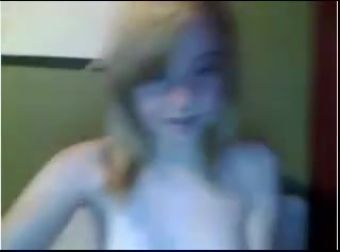 Shot Pale blonde teen enjoys fingering her cunt on live cam Natural Tits - 1