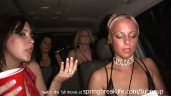 Punishment SpringBreakLife Video: Car Ride Flashes Amateurs - 1