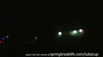 Pica SpringBreakLife Video: Cold And Topless Strapon - 1