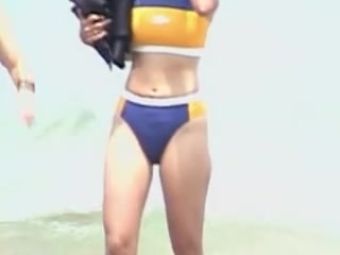 Taiwan Candid bikini is worn by the amateur fem on the beach 07o Oldyoung - 1