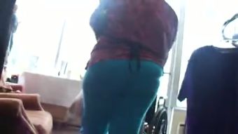 Chupada Large Saggy Wedgie A-Hole In Blue Sweats Pussy Eating - 1