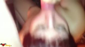 Ball Licking Girlfriend not quite cums engulfing his ding-dong Webcamsex - 2