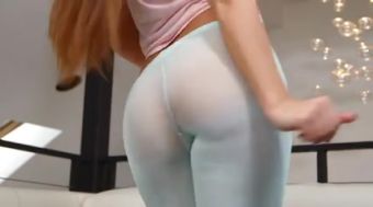 Free Amature Porn Abby Cross' Ass In Yoga Pants Free Real Porn - 1