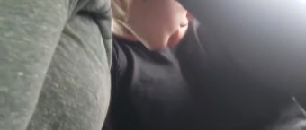 Watersports Blowjob In The Car, Amateur Monster Dick - 2