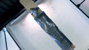 X-Spy Duct Tape Mummification Suspension Big Asian Tits - 1