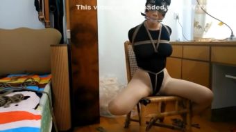 Mature Asian Girl Chair Tied Boy Girl - 2