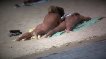Sexy Aluring beach video of naked bitches relaxing on the beach Kink - 2