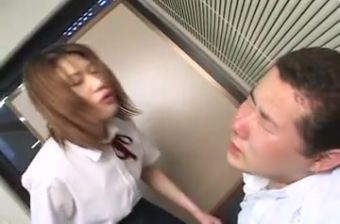 Exgf Japanese high school cutie spitting on teacher Pussy Lick - 1